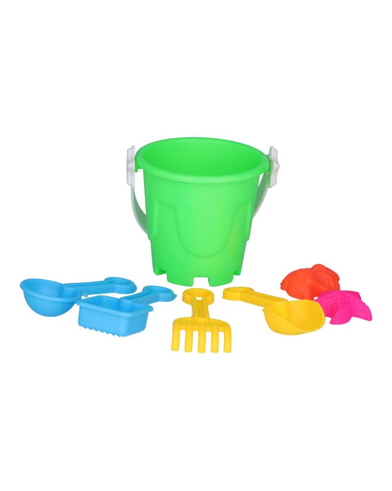 Excellent Houseware Mini Strandsæt 7 stk Grøn