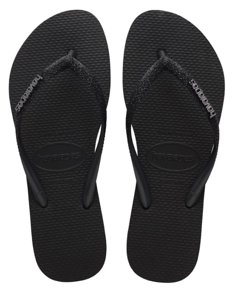 Havaianas Slim Glitter - Sort - BR 41/42