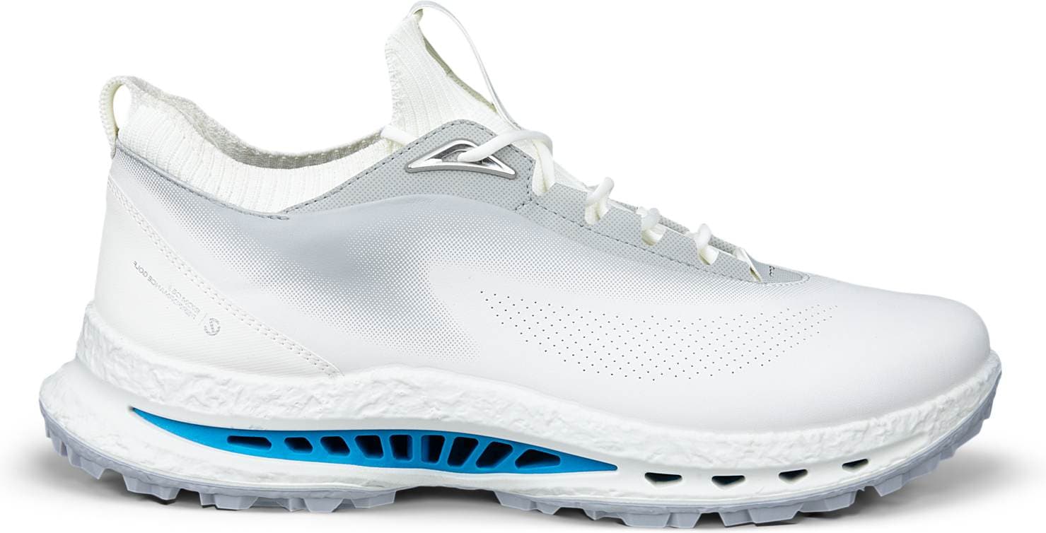 Ecco Biom C5 Vandtætte Herre Golfsko Uden Spikes - White/Concrete - Str. 47 Normal