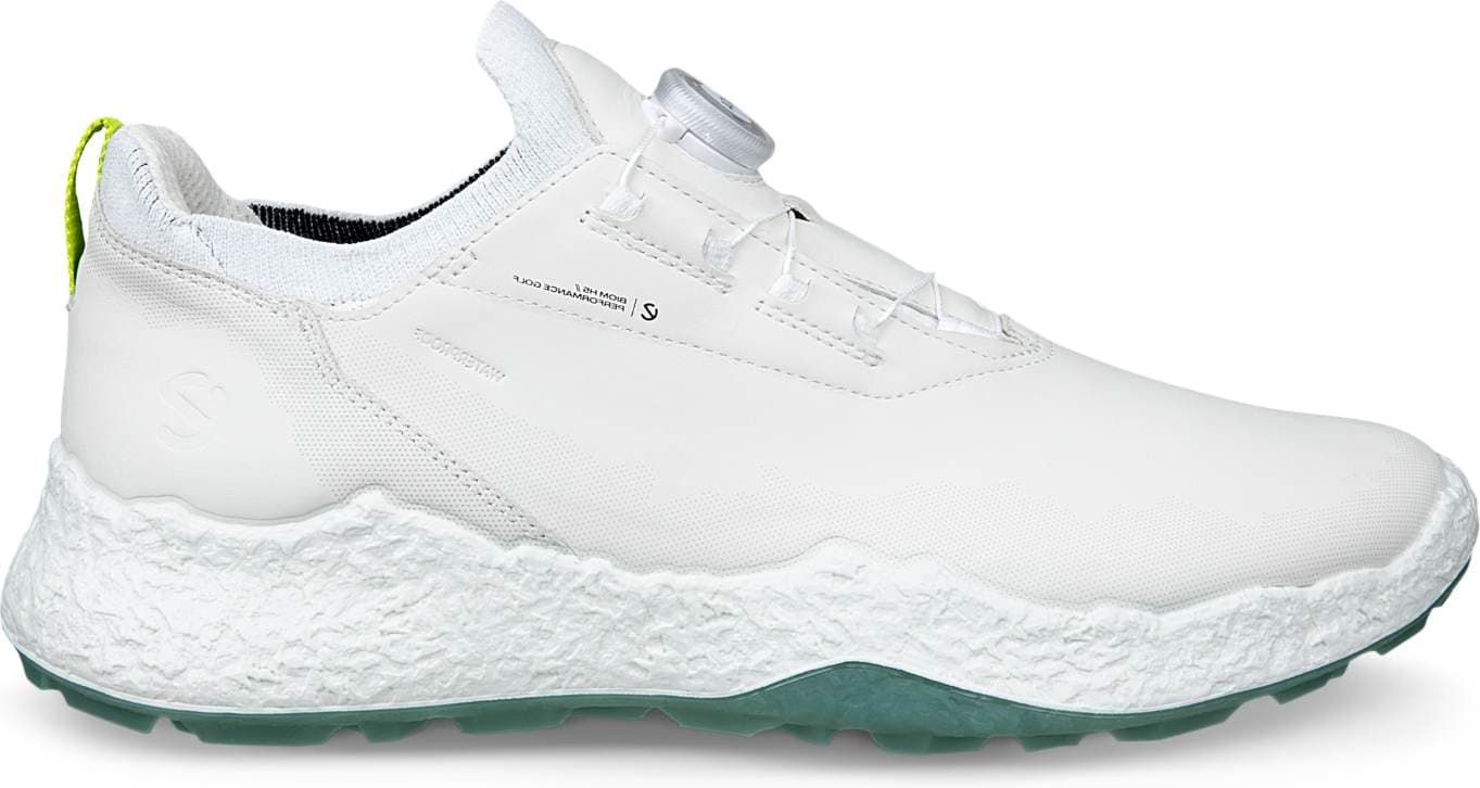 Ecco Biom H5.2 BOA Vandtætte Herre Golfsko Uden Spikes - White - Str. 41 Normal