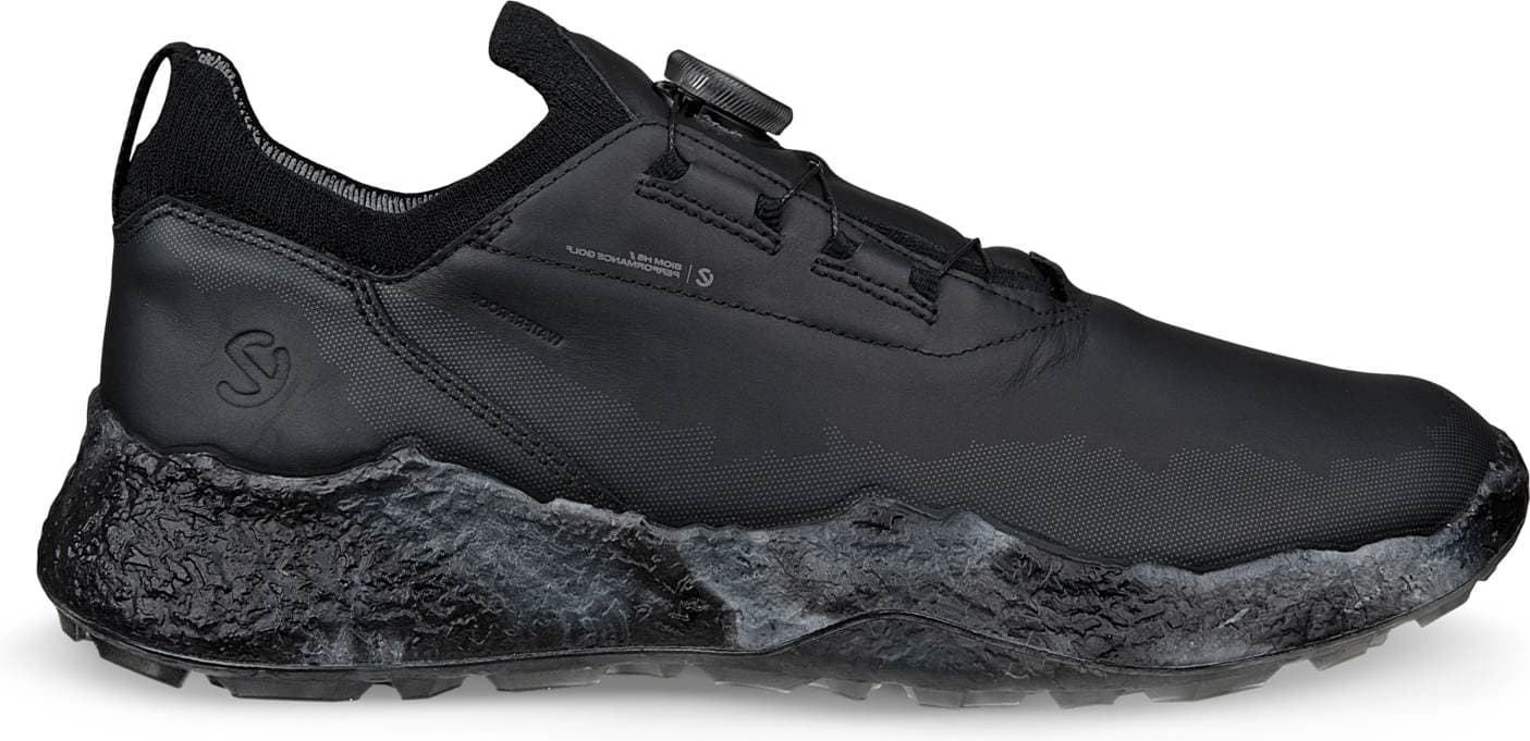 Ecco Biom H5 Hybrid BOA Vandtætte Herre Golfsko Uden Spikes - Black - Str. 42 Normal