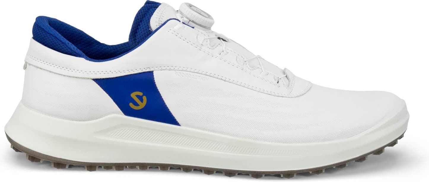 Ecco Core Hybrid BOA Vandtætte Herre Golfsko Uden Spikes - White/Virtual - Str. 44 Normal