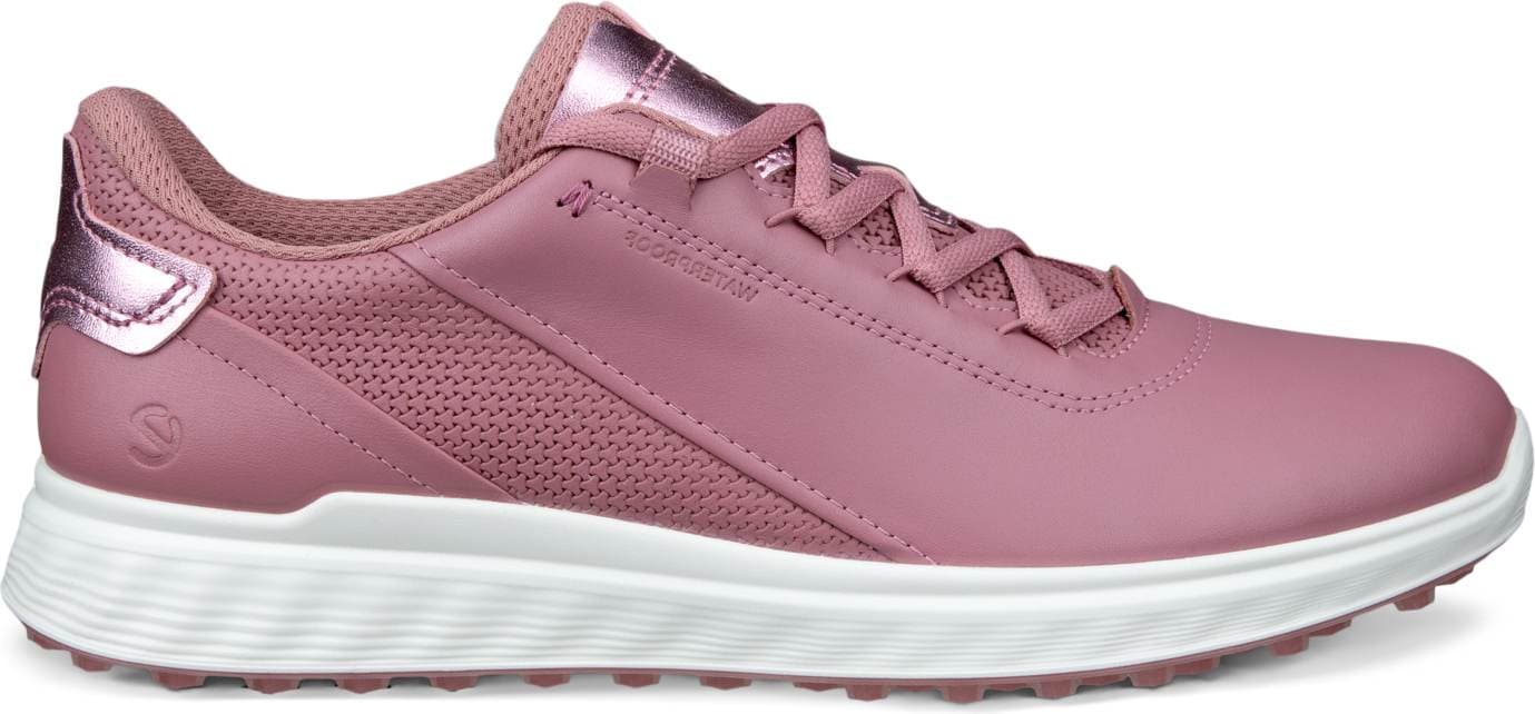 Ecco S-Casual Hybrid Vandtætte Dame Golfsko Uden Spikes - Blush/Old Rose Metallic - Str. 42 Normal
