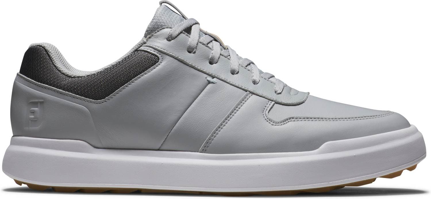 FootJoy Contour Casual (2024) Vandtætte Herre Golfsko Uden Spikes - Grey/White - Str. 40 1/2 Normal