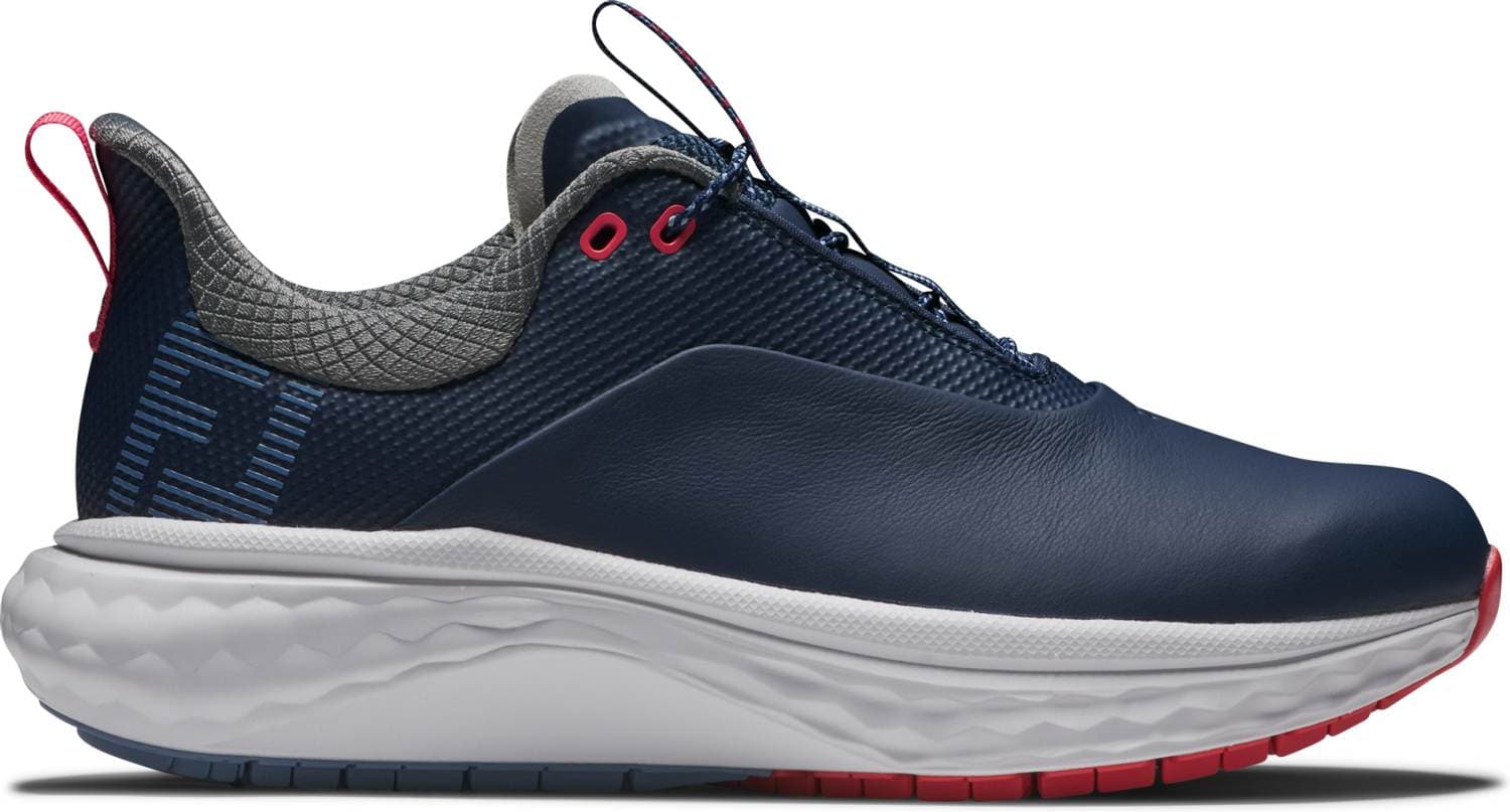 FootJoy Quantum Vandtætte Dame Golfsko Uden Spikes - Navy/White/Pink - Str. 38 1/2 Normal