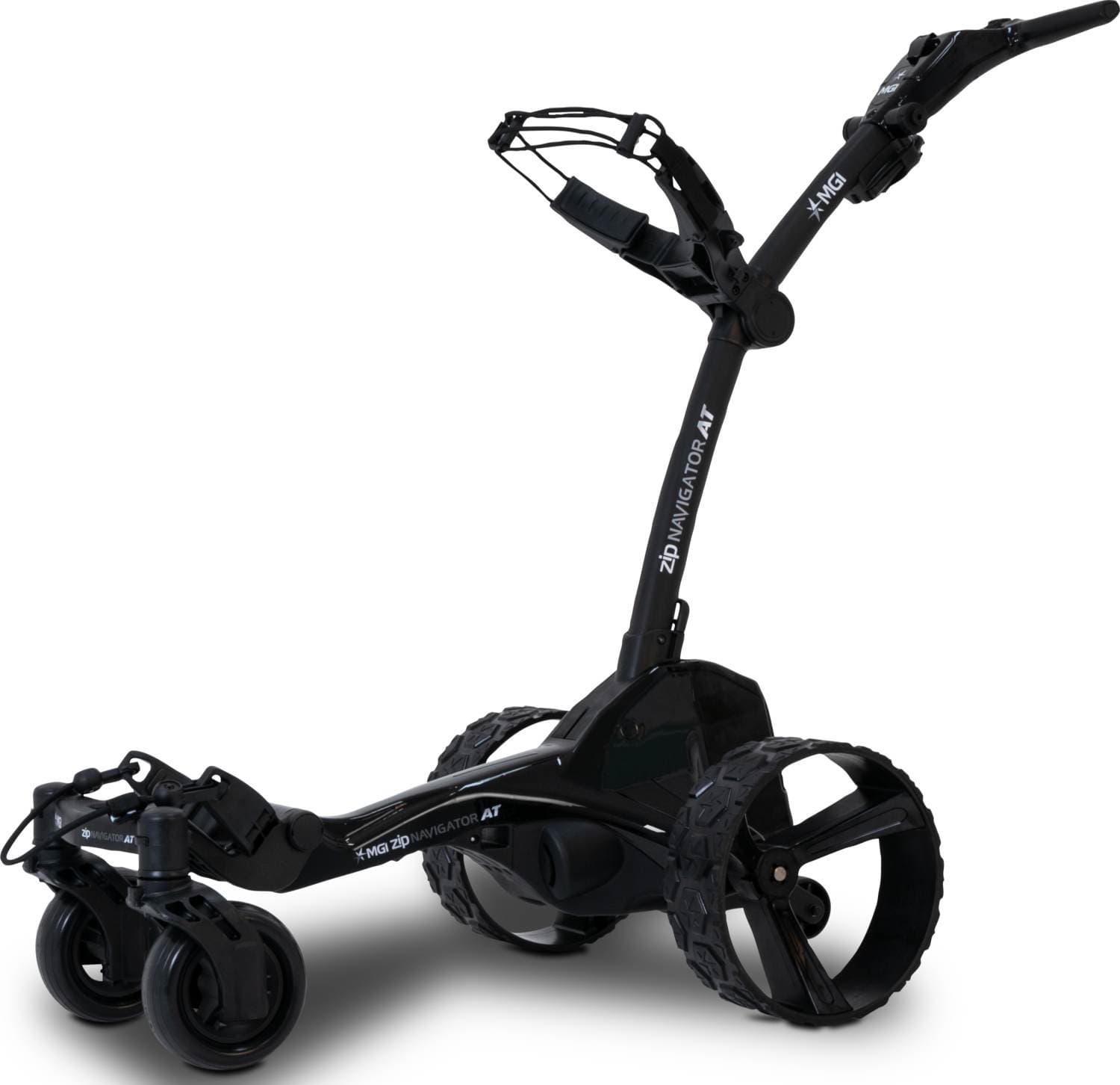 MGI Zip X7 Navigator All Terrain (2024) Elektrisk golfvogn - Black - 299Wh, 24v (27 Huller)