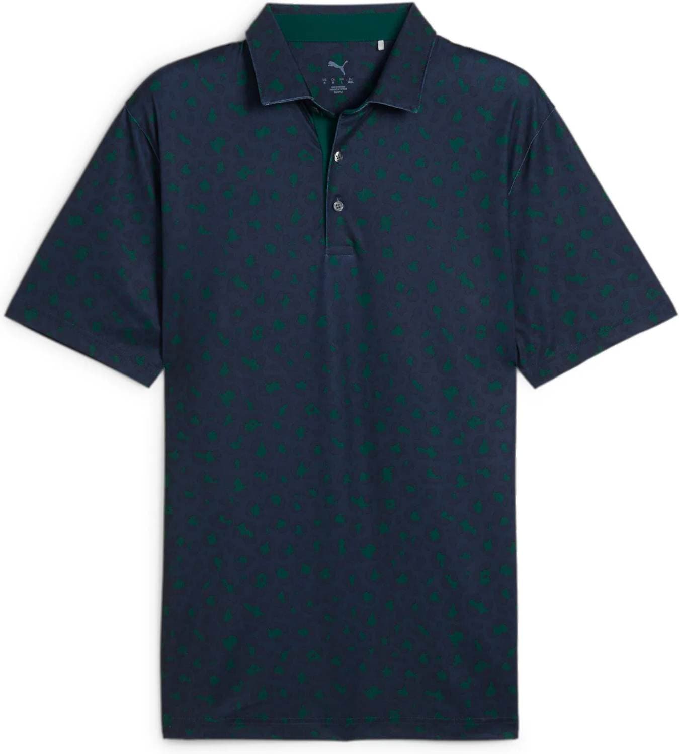 Puma Cloudspun Rosette Herre Poloshirt - Deep Navy/Dark Myrtle - Str. XL