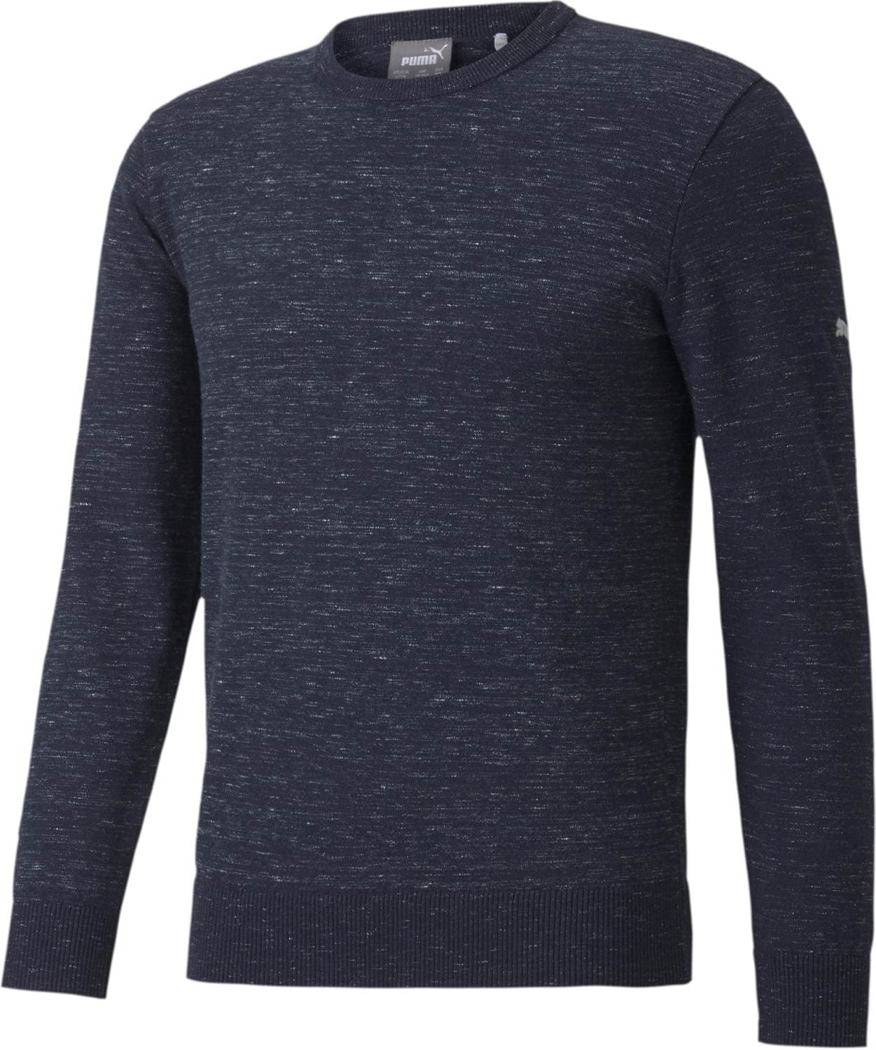 Puma Crewneck Drenge Pullover - Peacoat Heather - Str. 128 cm