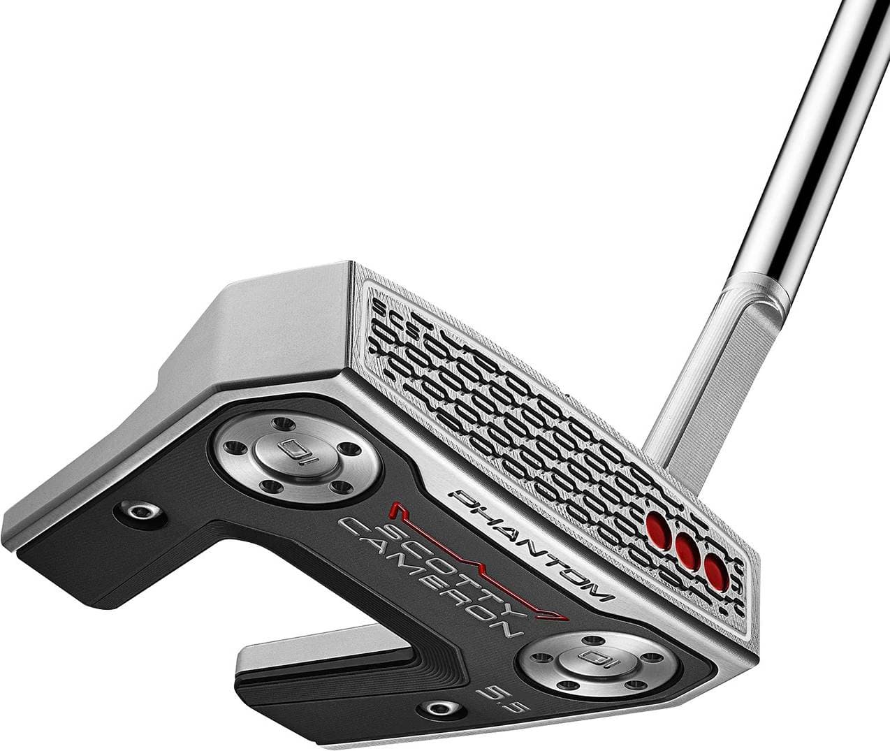 Scotty Cameron Phantom 5.5 (2026) Slant Neck Putter - Chrome - Højre - Str. 33" - Scotty Cameron Full Contact Standard Grå