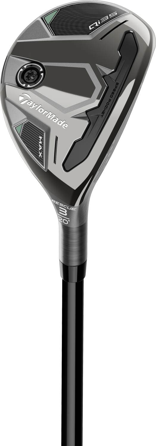 Taylormade Qi35 Max Herre Hybridkølle - Silver - Højre - 23.0° (4 Kølle) - Fujikura Airspeeder HB 50 Senior Grafit