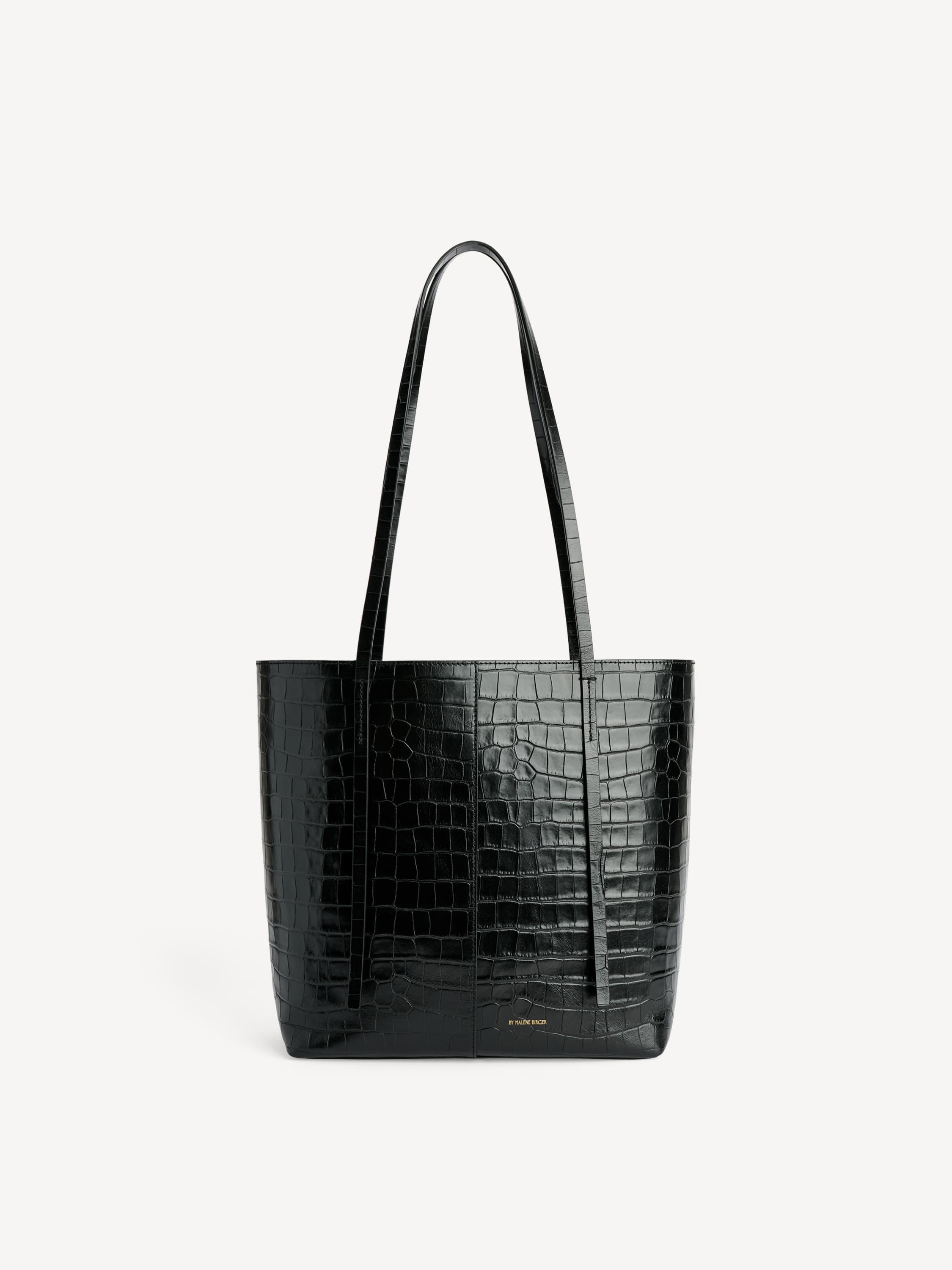 Abilso Croco læder tote