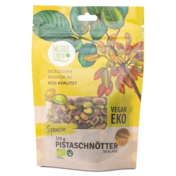 ME Pistacienødder Premium Raw & Øko, 125 g
