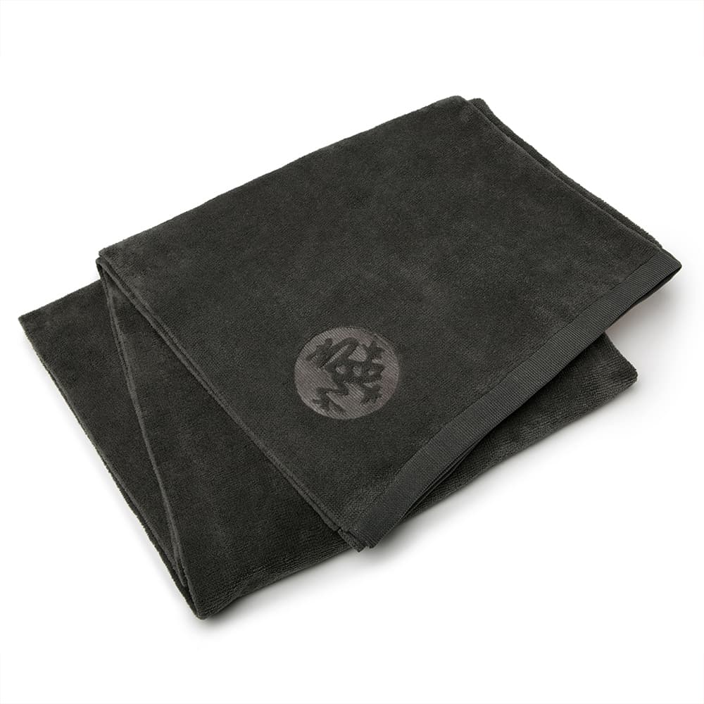 Manduka eQua Yoga Mat håndklæde (Grå/Thunder)