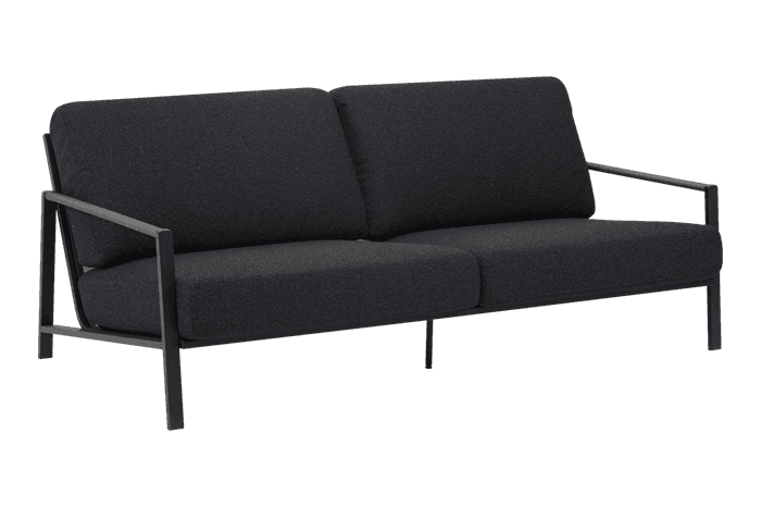 Lyra sofa sorte hynder - Loungemøbler - Brafab - Enggården Havemøbler
