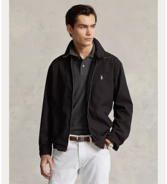Polo Ralph Laurentil mænd. 710548506003 Jakke med dobbelt sort bælg (XL), Casual, Bomuld, Polyester