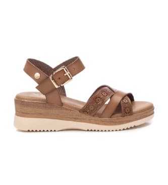 Xtitil kvinder. 14385102-TAUPE Sandaler 143851 taupe (40), 3-5 cm, Spænder, Casual, Gråt