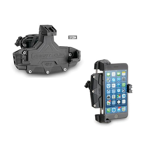 GIVI Universal Navi holder til smartphone til styr med slangediameter fra 8 til 35 mm