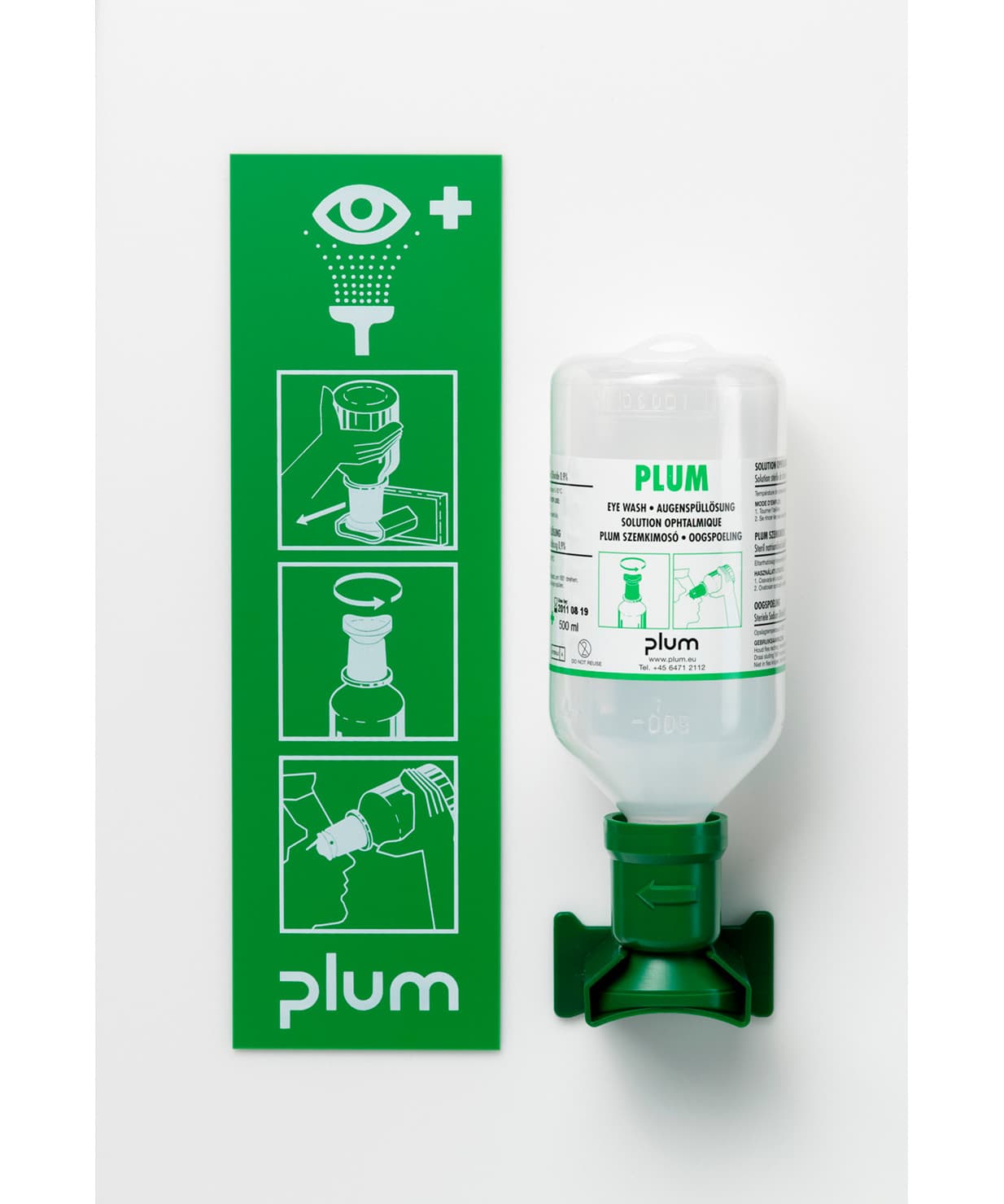 Plum øjenskyllestation 500 ml