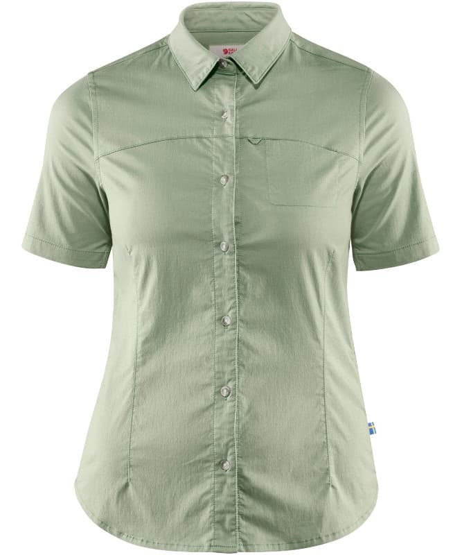 Fjällräven High Coast Stretch SS skjorte W. (Sage Green, S)