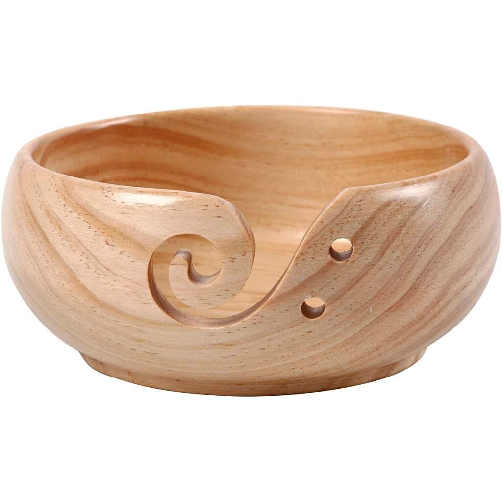 Garnskål, diam. 15 cm, H: 7,5 cm, fyr, 1stk.