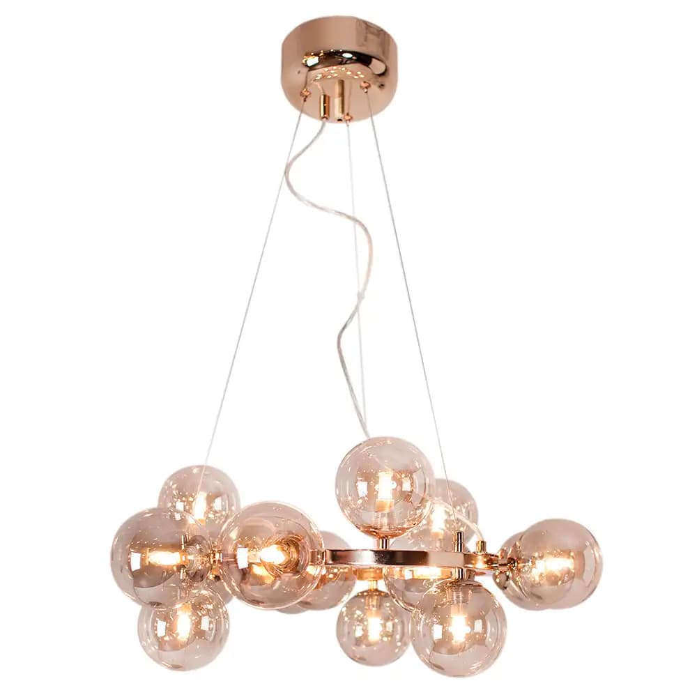 by Rydéns, Splendor Loftlampe Ø58cm Guld Amber