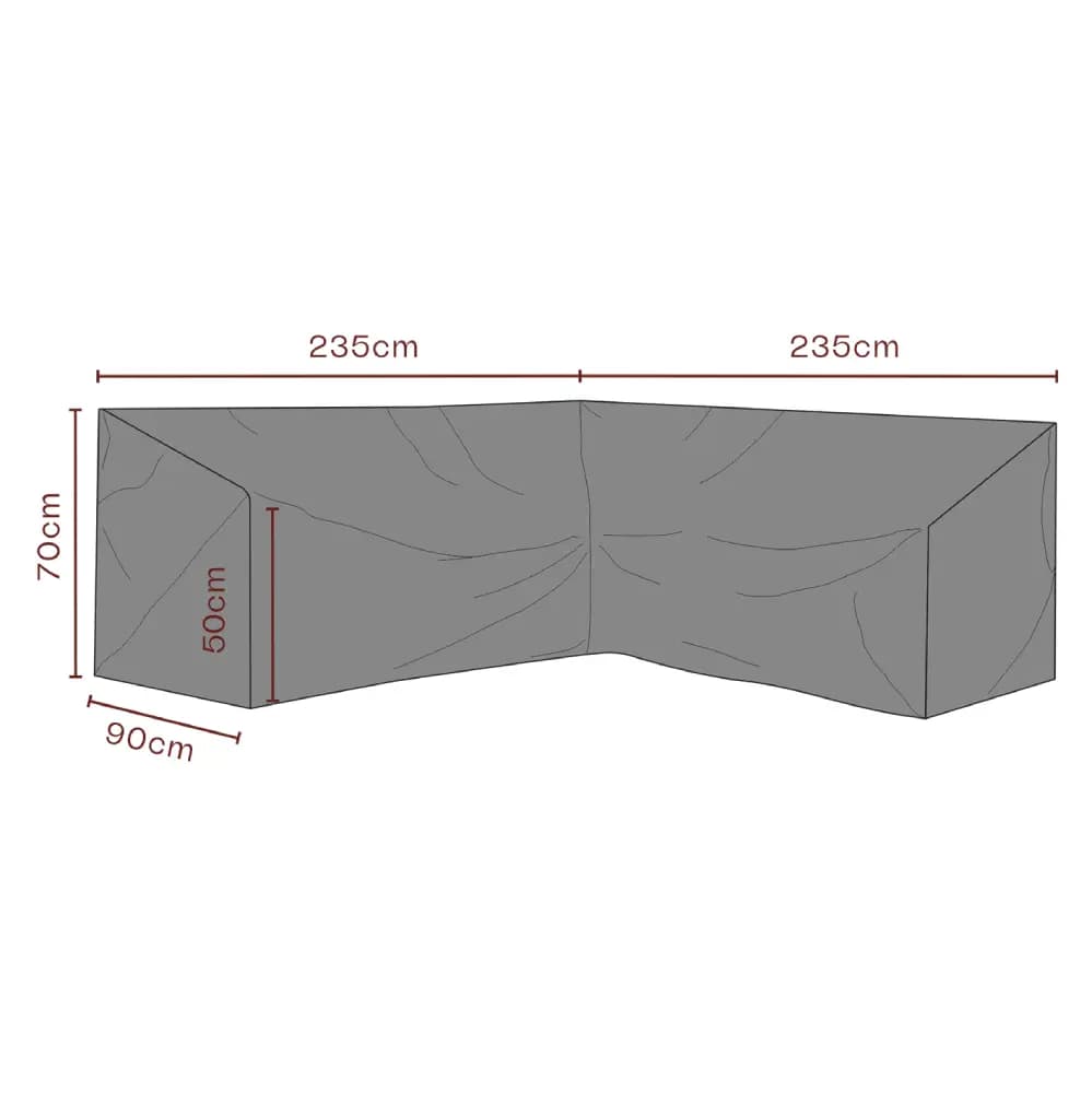 Brafab, Møbelbeskyttelse hjørnesofa 235/235x70 cm Premium