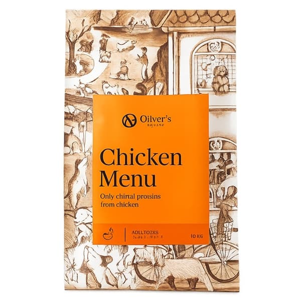 Olivers Everyday Chicken Menu, 10kg