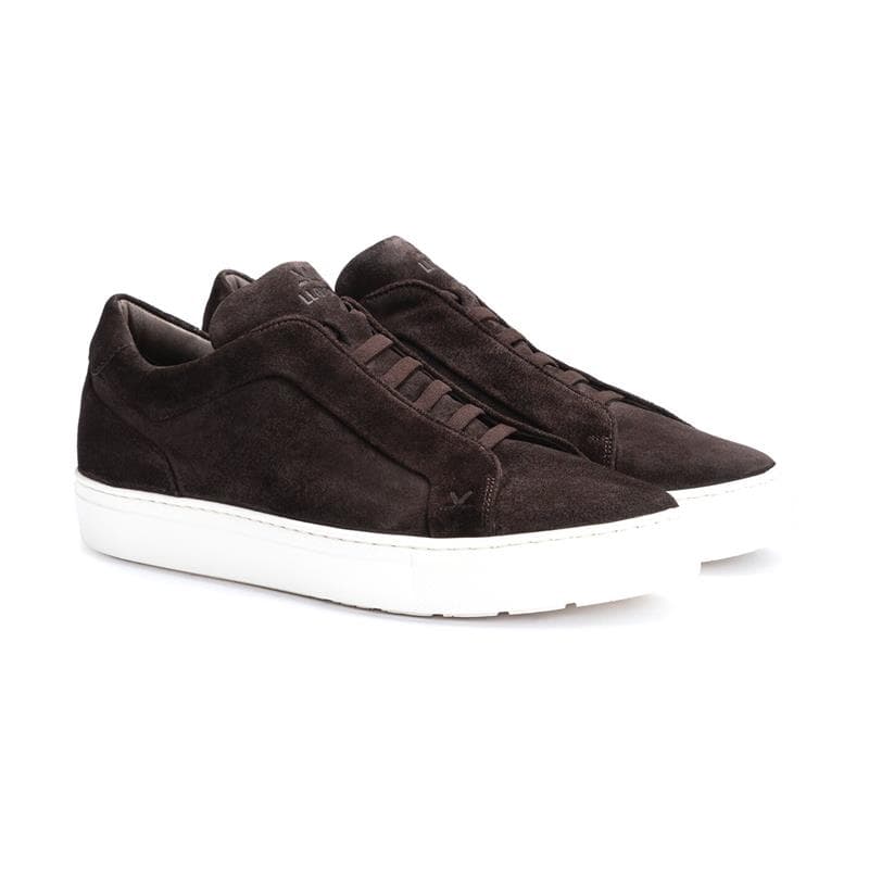 LLOYD METRO SLIP X-Motion Herre Sneaker med Extralight Sål DK BROWN Str. 43