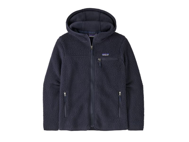 Patagonia Womens Retro Pile Hoody-Sunken Blue (SNBE)-S