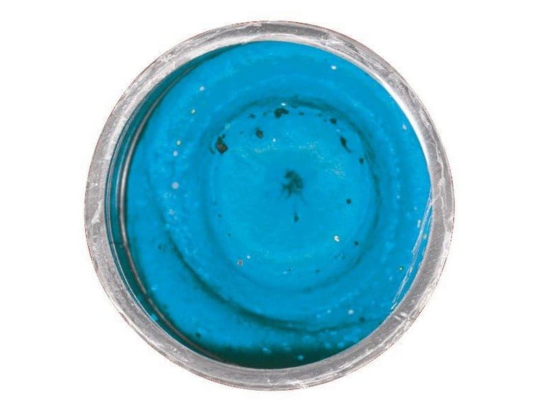Berkley PowerBait Glitter Trout Dough-Neon Blue Glitter