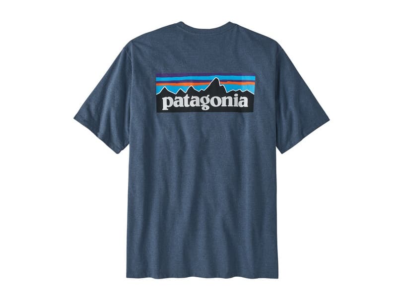 Patagonia M's P-6 Logo Responsibili-Tee-Utility Blue (UTB)-S