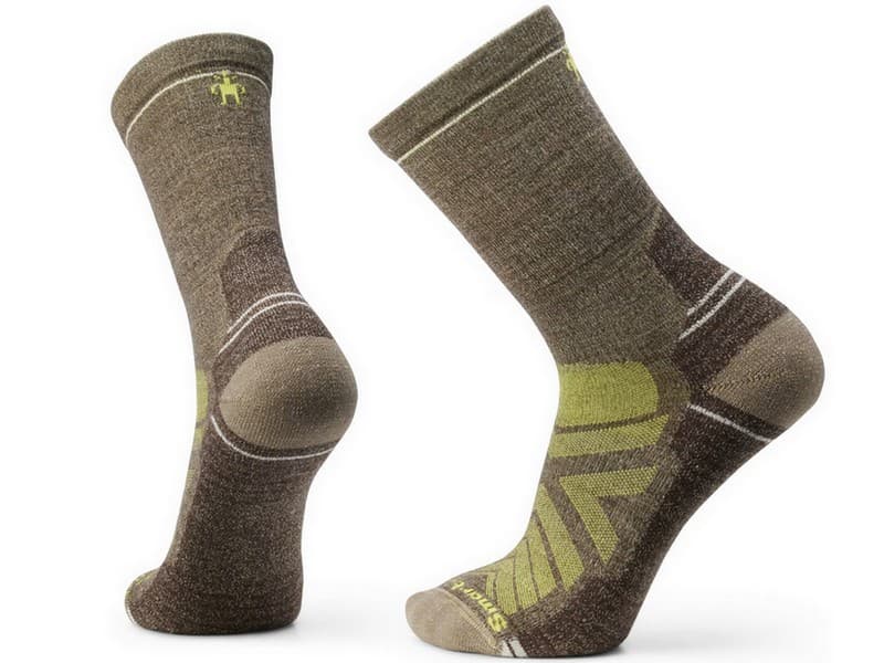 SmartWool Hiking Light Crew sok - Military Olive-Fossil-XL