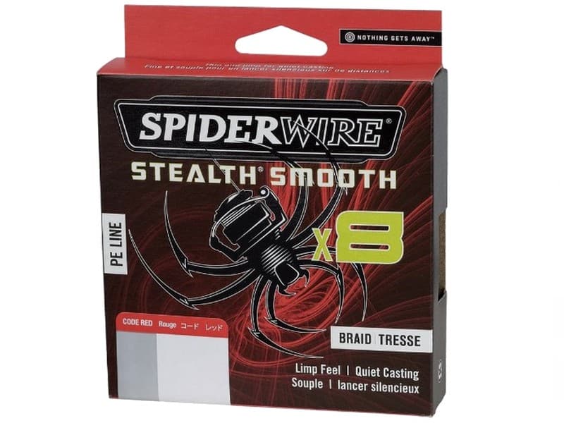 Spiderwire Stealth Smooth 8 Braid - Code Red 150m-0,07mm