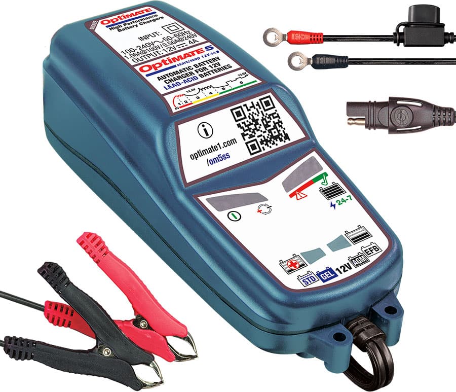 Tecmate OptiMate 5 Start/Stop, Oplader