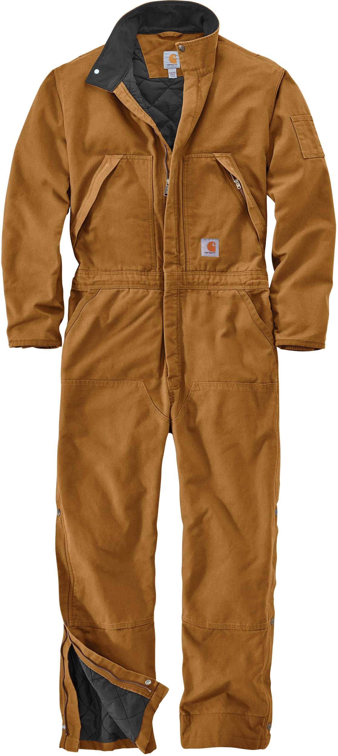 Carhartt Washed Duck Insulated, Heldragten , farve: lysebrun , størrelse: 4XL