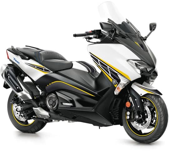 Uniracing Yamaha T-Max 530, decal-sæt , farve: Sort/Hvid/Gul