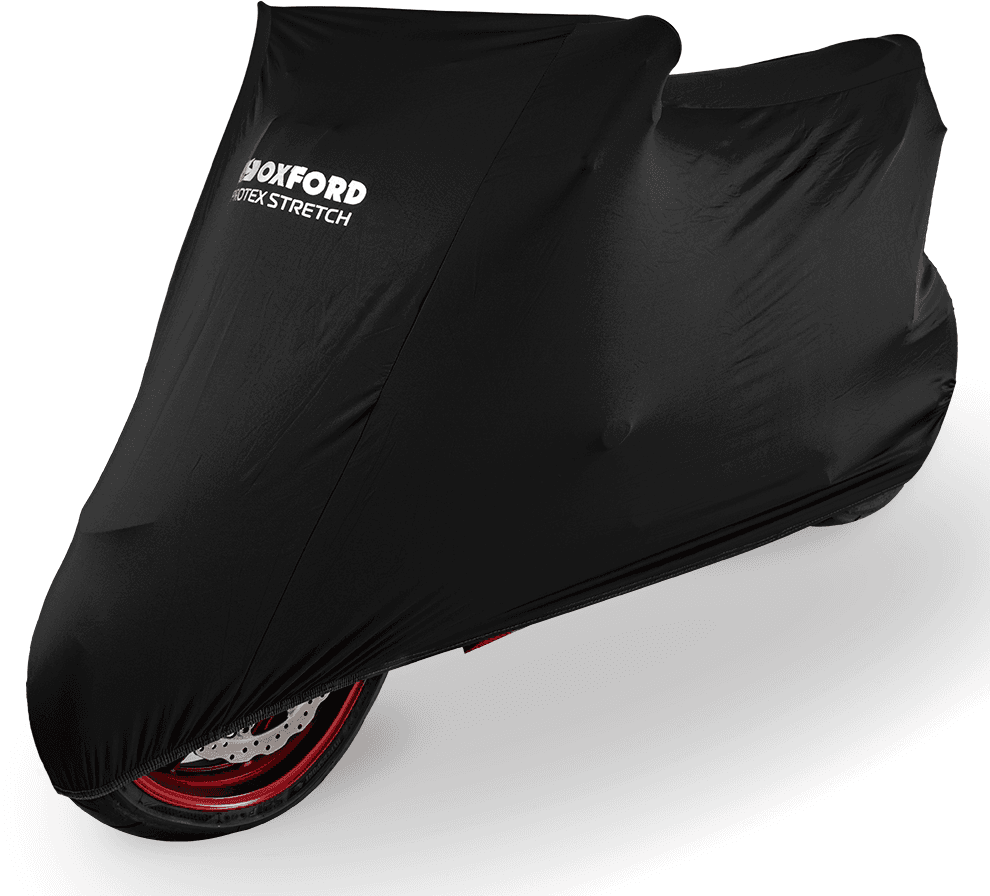 Oxford Protex Stretch Indoor, Motorcykeldæksel , farve: sort , størrelse: L