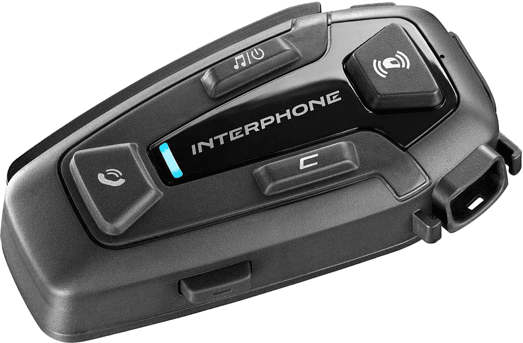 Interphone U-Com 8R, Kommunikationssystem tvillingesæt , farve: sort