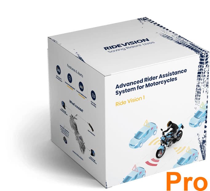 Ride Vision 1 Pro, førerassistentsystem , farve: sort/blå
