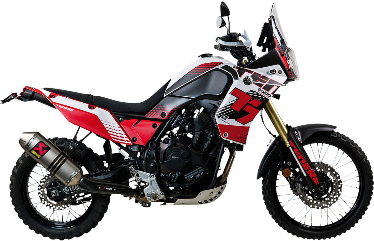 Uniracing Yamaha XT 700 Z Ténéré, decal-sæt , farve: Sort/Rød/Hvid