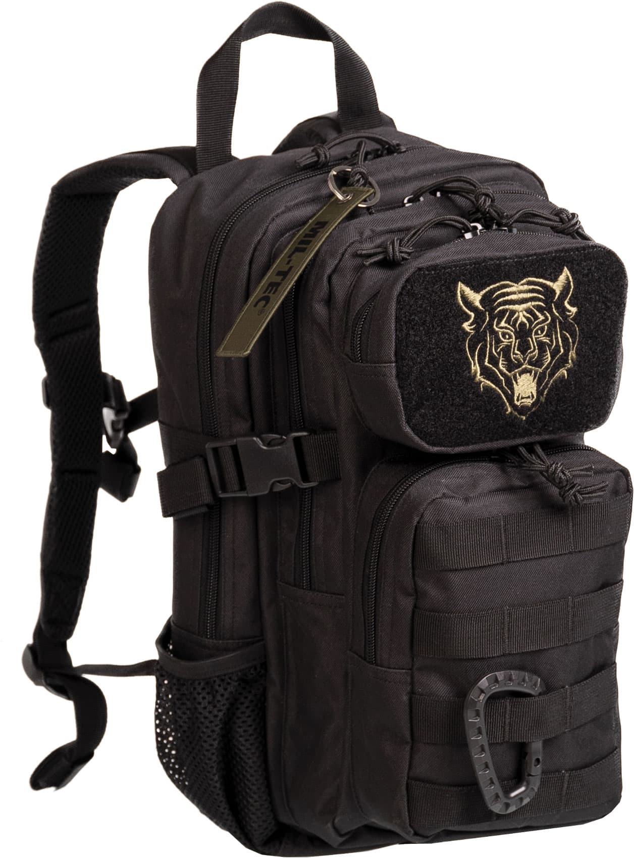 Mil-Tec US Assault Pack, rygsæk børn , farve: sort