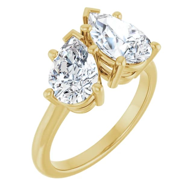 Aveline Duo Pear Toi et Moi | Diamant ringe | Diamantsmykker | Forlovelses & vielsesringe
