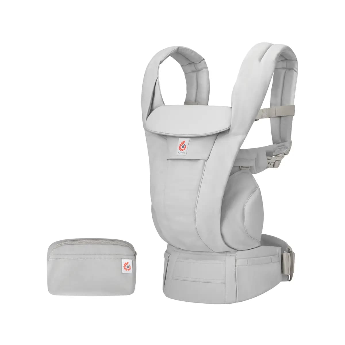 Ergobaby Omni Deluxe Cotton Bæresele - Pearl Grey
