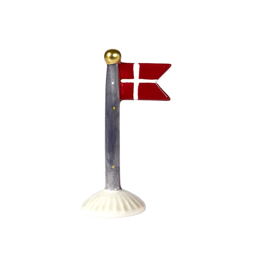 KERAMIK FLAG HVID FOD
