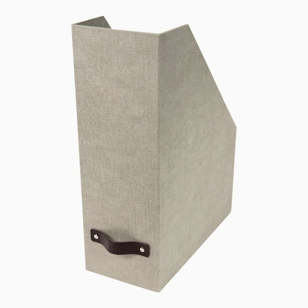 Tidsskriftsholder Beige Pap 11,5cm x 25cm x 32,5cm Rektangulær - Beige - 11,5cm x 25cm x 32,5cm - Marie