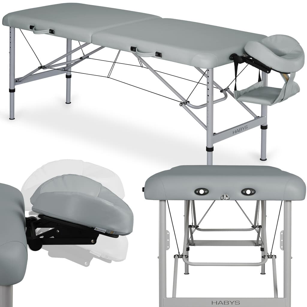 Transportabel massagebriks aluminium K029